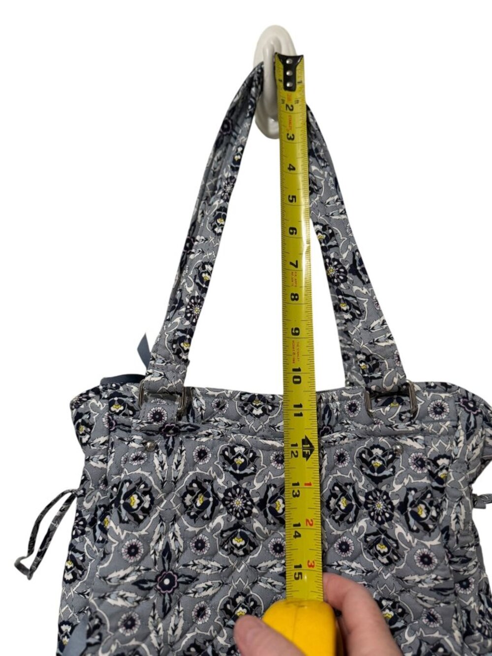 Vera Bradley Retired Plaza Tile Glenna Satchel Shoulder Bag Purse Hidding Pocket - Picture 6 of 12